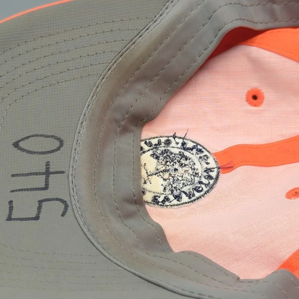 Evanston Golf Club Caddie B-Jock Imperial Hat Cap Orange OSFA Strapback